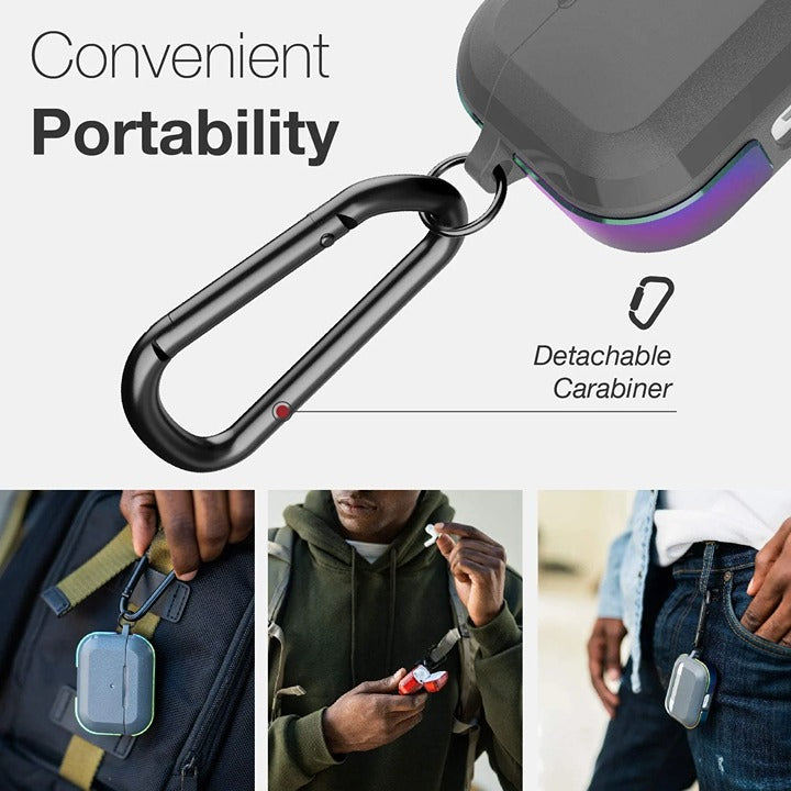 Shop and buy X-Doria Defense Trek Case AirPods Pro 2019 AirPods Pro 2 2022 Detachable Carabiner Shock-absorbent| Casefactorie® online with great deals and sales prices with fast and safe shipping. Casefactorie is the largest Singapore official authorised retailer for the largest collection of mobile premium accessories.