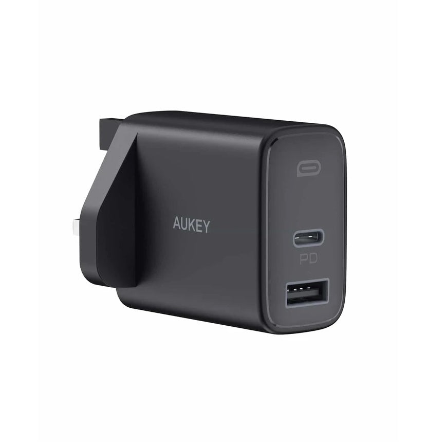Shop and buy Aukey PA-F3S Swift Series 32W PD Dual USB-C & USB-A Wall Charger Power Delivery 2-Port| Casefactorie® online with great deals and sales prices with fast and safe shipping. Casefactorie is the largest Singapore official authorised retailer for the largest collection of mobile premium accessories.