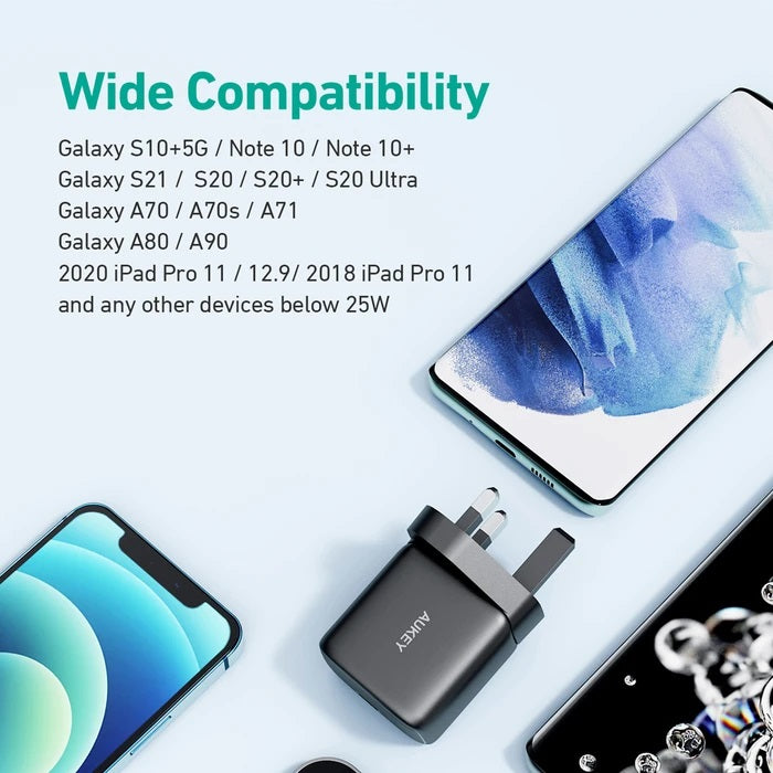 Shop and buy Aukey PA-R1A Swift 25W Power Delivery Minima Nano Wall Charger Power Delivery Single-Port| Casefactorie® online with great deals and sales prices with fast and safe shipping. Casefactorie is the largest Singapore official authorised retailer for the largest collection of mobile premium accessories.