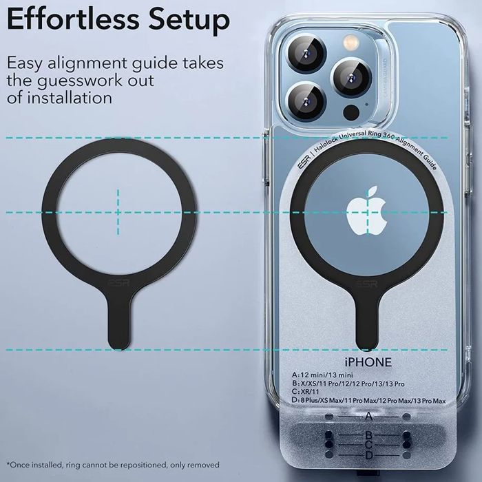 Shop and buy ESR HaloLock Universal Ring 360 with MagSage Compatible Powerful magnetic lock Easy installation| Casefactorie® online with great deals and sales prices with fast and safe shipping. Casefactorie is the largest Singapore official authorised retailer for the largest collection of mobile premium accessories.