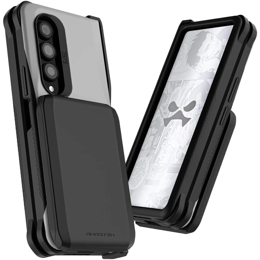 Ghostek Exec 4 Magnetic Wallet Case with Card Holder for iPhone 11 Pro, Black GHOCAS2276