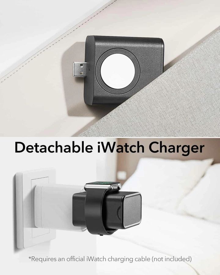 Shop and buy ESR EFC003O HaloLock 2-In-1 Apple Watch Magnetic Wireless Charger Modular design Safety features| Casefactorie® online with great deals and sales prices with fast and safe shipping. Casefactorie is the largest Singapore official authorised retailer for the largest collection of mobile premium accessories.