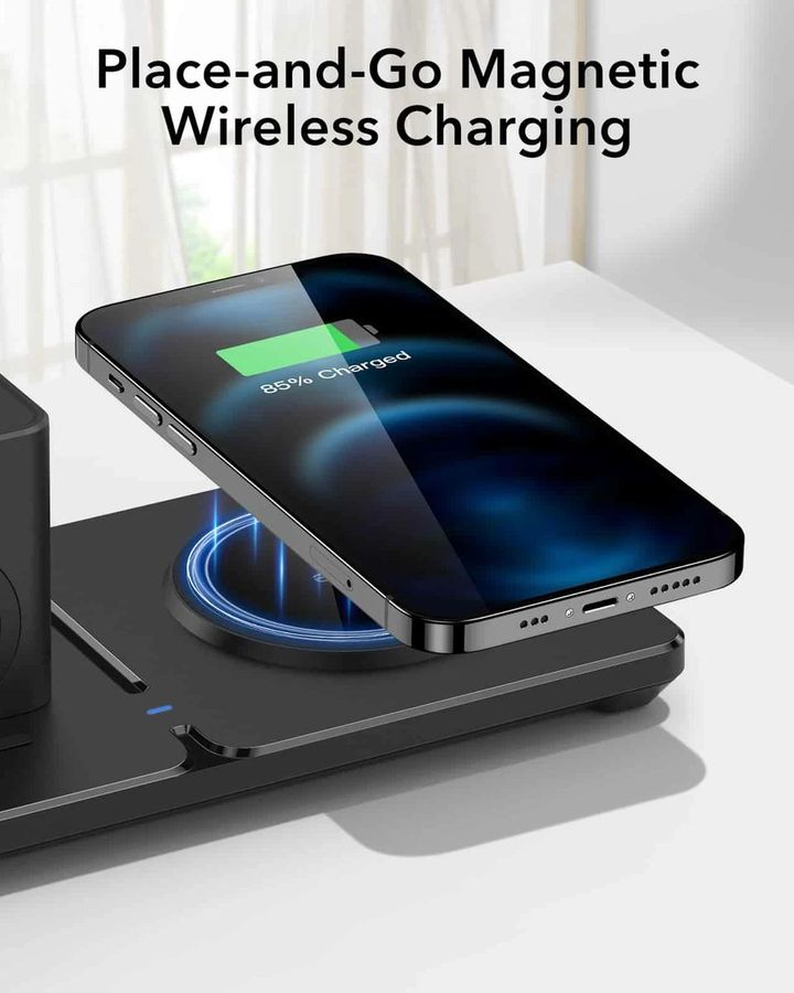 Shop and buy ESR EFC003O HaloLock 2-In-1 Apple Watch Magnetic Wireless Charger Modular design Safety features| Casefactorie® online with great deals and sales prices with fast and safe shipping. Casefactorie is the largest Singapore official authorised retailer for the largest collection of mobile premium accessories.