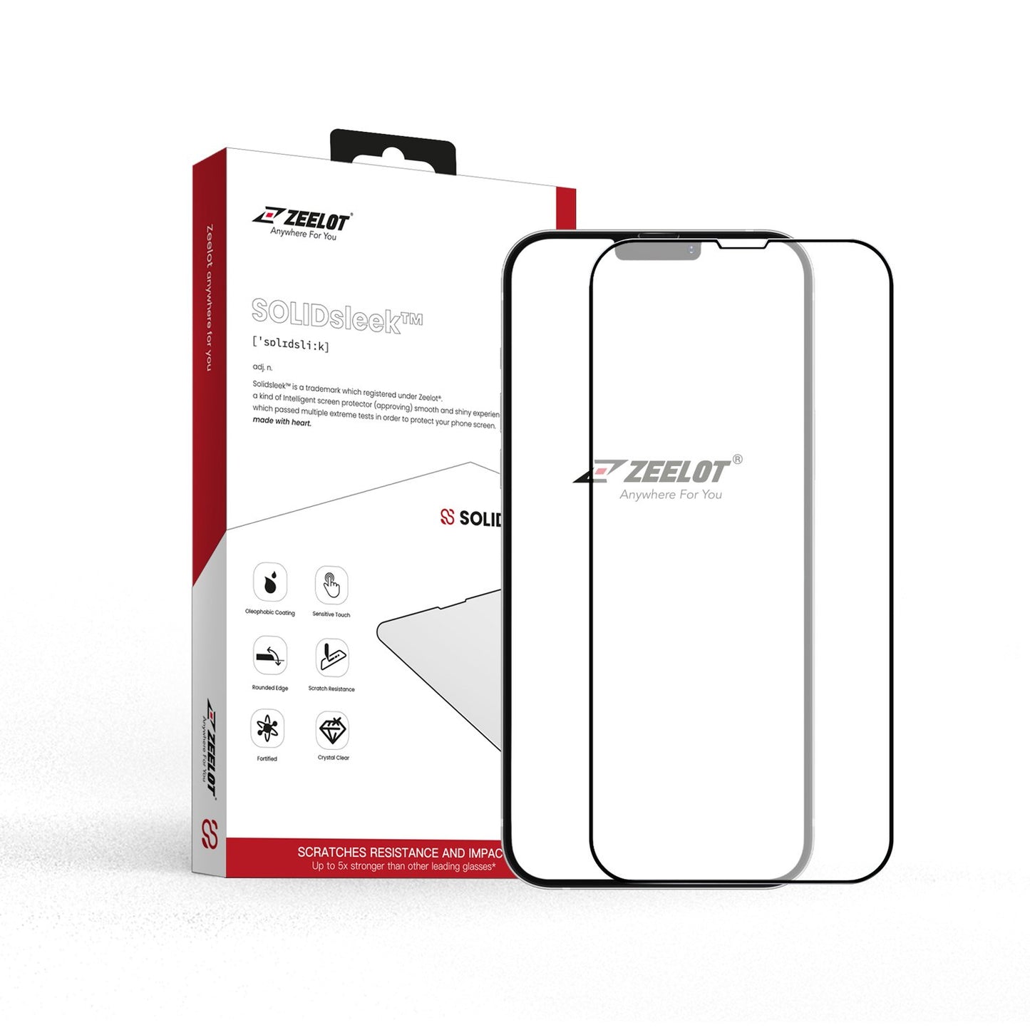 Shop and buy Zeelot SOLIDsleek Tempered Glass Screen Protector for iPhone 13 Mini (2021) anti-fingerprint| Casefactorie® online with great deals and sales prices with fast and safe shipping. Casefactorie is the largest Singapore official authorised retailer for the largest collection of mobile premium accessories.