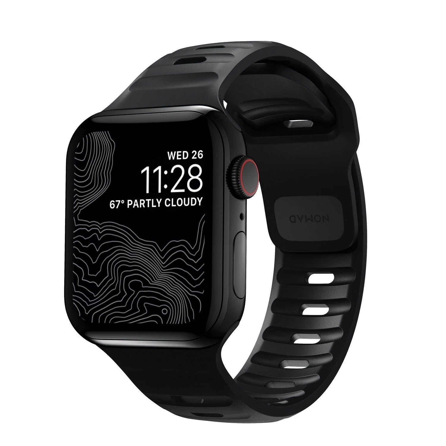 Nomad FKM Rubber Sports Strap for Apple Watch 49mm 45mm 44mm 42mm