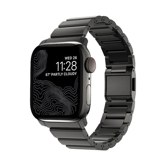 Shop and buy Nomad Stainless Steel Strap V2 for Apple Watch 41mm/40mm/38mm Custom 316L stainless steel lugs| Casefactorie® online with great deals and sales prices with fast and safe shipping. Casefactorie is the largest Singapore official authorised retailer for the largest collection of mobile premium accessories.