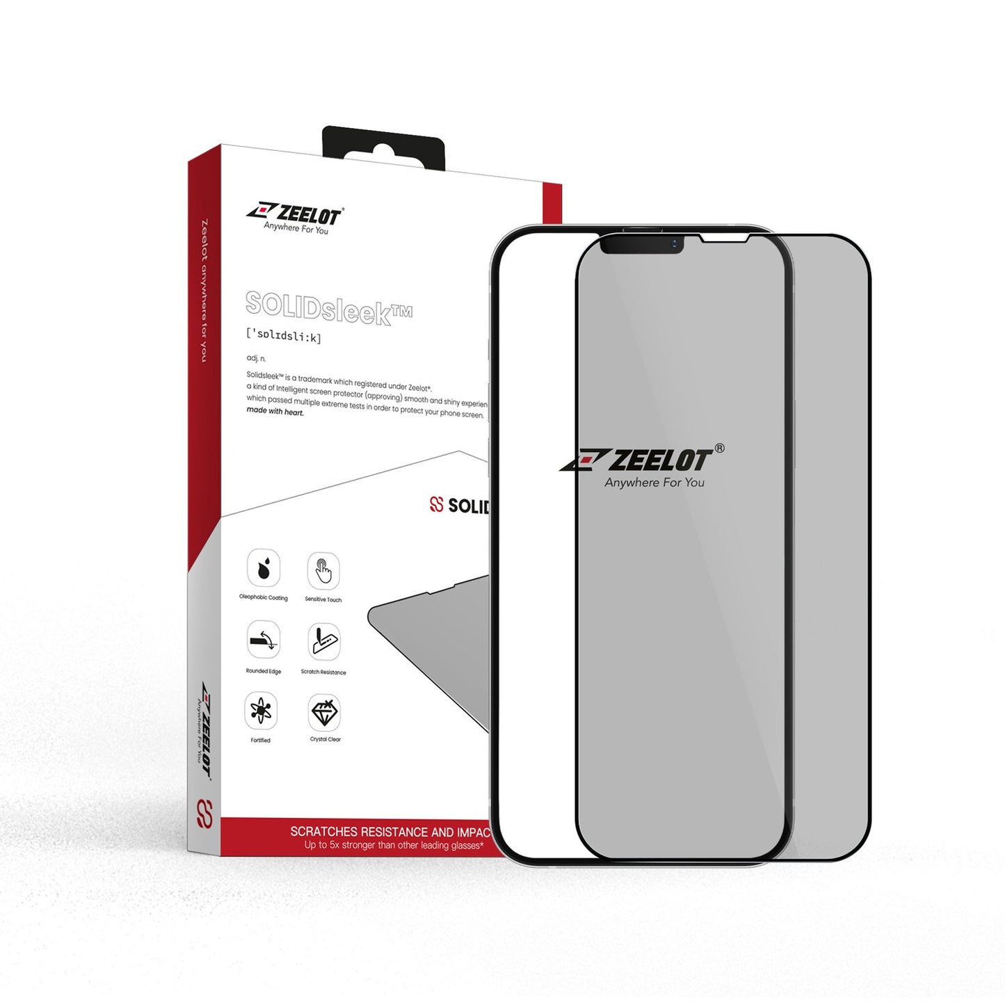 Shop and buy Zeelot SOLIDsleek Tempered Glass Screen Protector for iPhone 13 Mini (2021) anti-fingerprint| Casefactorie® online with great deals and sales prices with fast and safe shipping. Casefactorie is the largest Singapore official authorised retailer for the largest collection of mobile premium accessories.