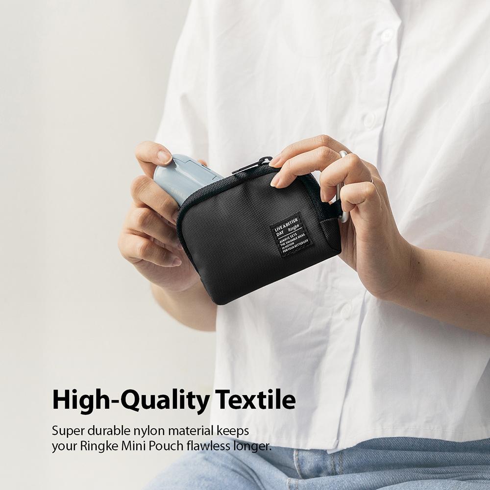 Shop and buy Ringke Mini Pouch with Half Pocket Safe storage carabiner and snap-button strap waterproof nylon textile| Casefactorie® online with great deals and sales prices with fast and safe shipping. Casefactorie is the largest Singapore official authorised retailer for the largest collection of mobile premium accessories.