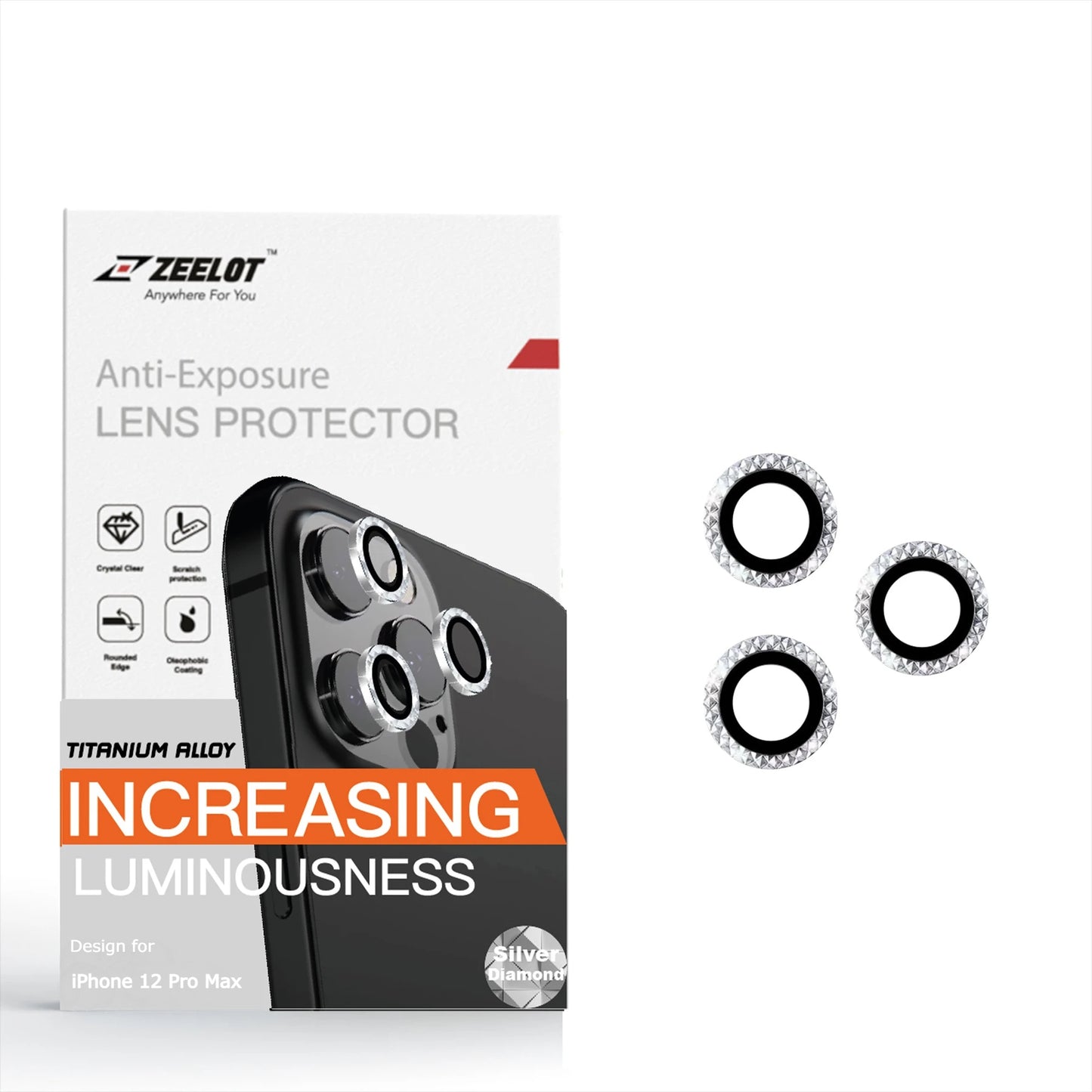 Shop and buy Zeelot Titanium Steel Diamond Design Corning Glass Camera Lens Protector iPhone 12 Pro Max (2020)| Casefactorie® online with great deals and sales prices with fast and safe shipping. Casefactorie is the largest Singapore official authorised retailer for the largest collection of mobile premium accessories.