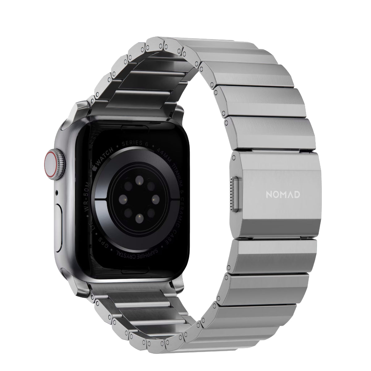 Shop and buy Nomad Titanium Metal Strap V2 Apple Watch 44mm/42mm DLC (Diamond-Like Carbon) scratch resistant coating| Casefactorie® online with great deals and sales prices with fast and safe shipping. Casefactorie is the largest Singapore official authorised retailer for the largest collection of mobile premium accessories.