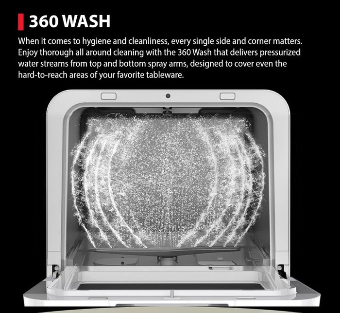Shop and buy Toshiba DWS-22ASG(K) Multiple Purpose Portable Dishwasher 5L Glass Normal Fruit Intensive Rapid Eco Wash| Casefactorie® online with great deals and sales prices with fast and safe shipping. Casefactorie is the largest Singapore official authorised retailer for the largest collection of household and home care appliances.