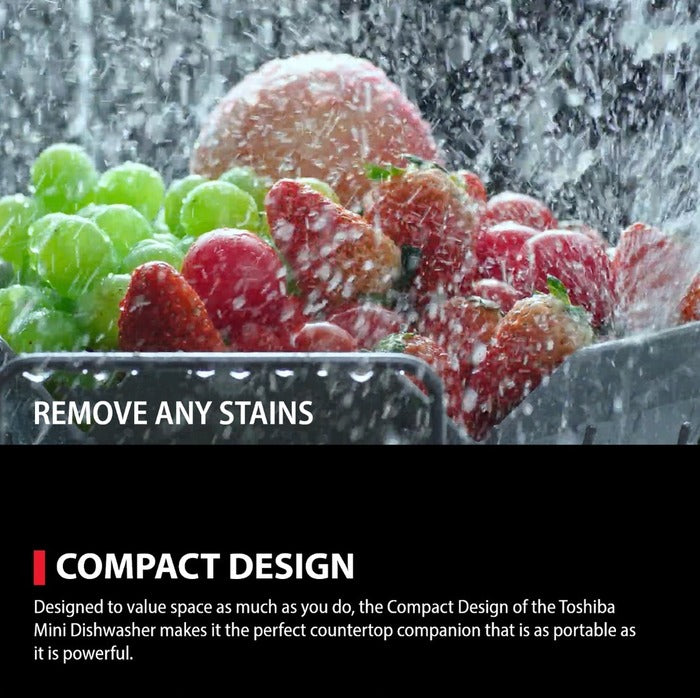 Shop and buy Toshiba DWS-22ASG(K) Multiple Purpose Portable Dishwasher 5L Glass Normal Fruit Intensive Rapid Eco Wash| Casefactorie® online with great deals and sales prices with fast and safe shipping. Casefactorie is the largest Singapore official authorised retailer for the largest collection of household and home care appliances.