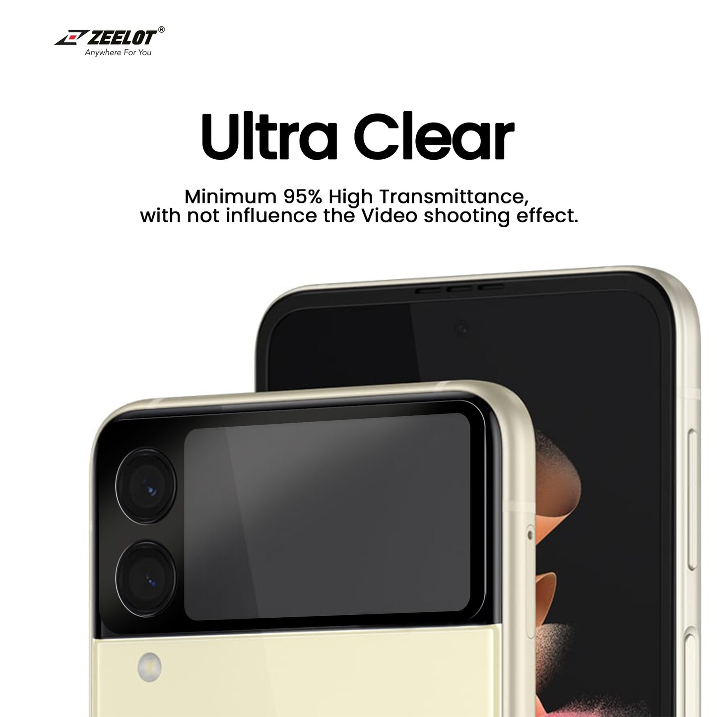 Shop and buy Zeelot Camera Lens Protector for Samsung Galaxy Z Flip 3 5G (2021) Scratch-Resistant| Casefactorie® online with great deals and sales prices with fast and safe shipping. Casefactorie is the largest Singapore official authorised retailer for the largest collection of mobile premium accessories.