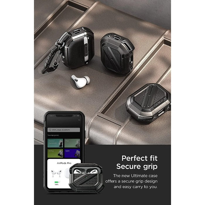 Shop and buy VRS Design Terra Guard Ultimate Case AirPods Pro AirPods Pro 2 2019/ 2022 Shockproof Anti-scratch| Casefactorie® online with great deals and sales prices with fast and safe shipping. Casefactorie is the largest Singapore official authorised retailer for the largest collection of mobile premium accessories.