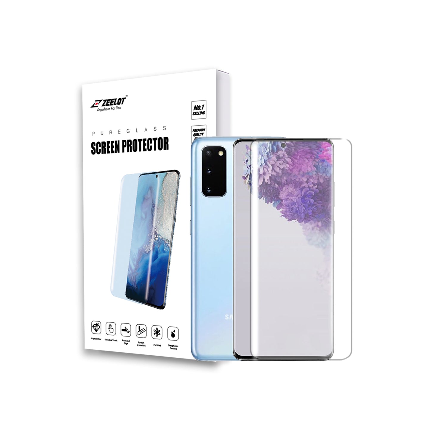 Shop and buy ZEELOT PureGlass Anti-Glare Matte LOCA Tempered Glass Screen Protector for Samsung Galaxy S20 (2020)| Casefactorie® online with great deals and sales prices with fast and safe shipping. Casefactorie is the largest Singapore official authorised retailer for the largest collection of mobile premium accessories.