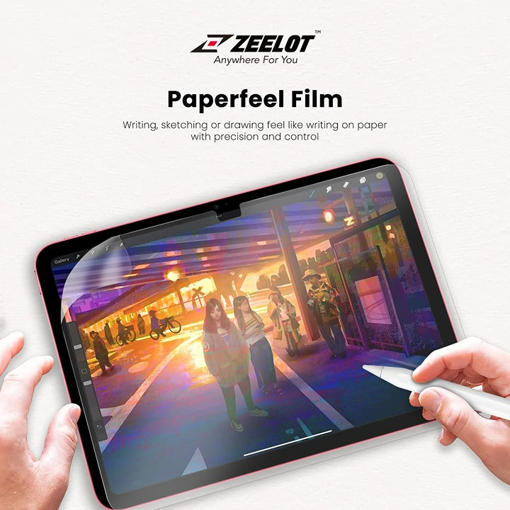 Shop and buy ZEELOT Paper Like Screen Protector for iPad 10th Gen 10.9" (2022) Anti-Glare Matte Anti-Blue Ray| Casefactorie® online with great deals and sales prices with fast and safe shipping. Casefactorie is the largest Singapore official authorised retailer for the largest collection of mobile premium accessories.