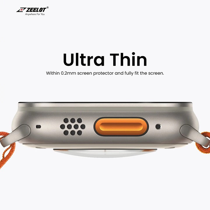 Shop and buy Zeelot PIshield Tempered Glass Screen Protector Apple Watch Ultra 49mm Retina Clear Anti-Scratch| Casefactorie® online with great deals and sales prices with fast and safe shipping. Casefactorie is the largest Singapore official authorised retailer for the largest collection of mobile premium accessories.