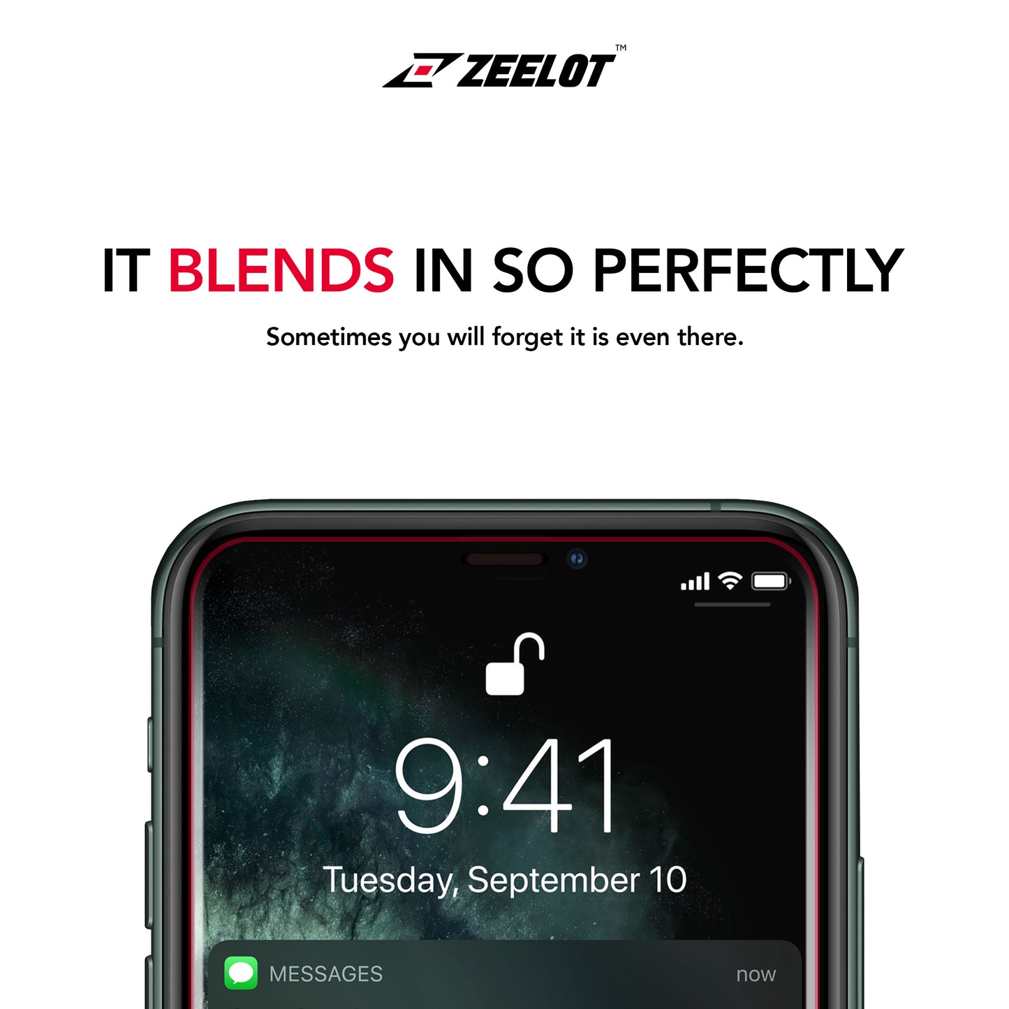 iPhone 11 Pro Anti-Glare Matte 2.5D Tempered Glass Screen Protector Zeelot PureGlass Steel Wire