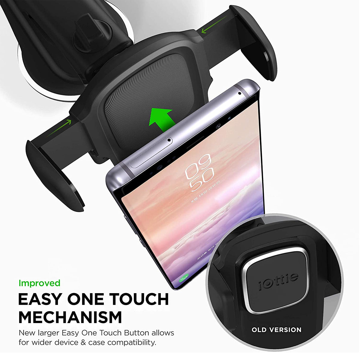 Shop and buy iOttie Easy One Touch 5 Dash & Windshield Mount Holder for Mobile Devices Telescopic Arm Suction Cup| Casefactorie® online with great deals and sales prices with fast and safe shipping. Casefactorie is the largest Singapore official authorised retailer for the largest collection of mobile premium accessories.