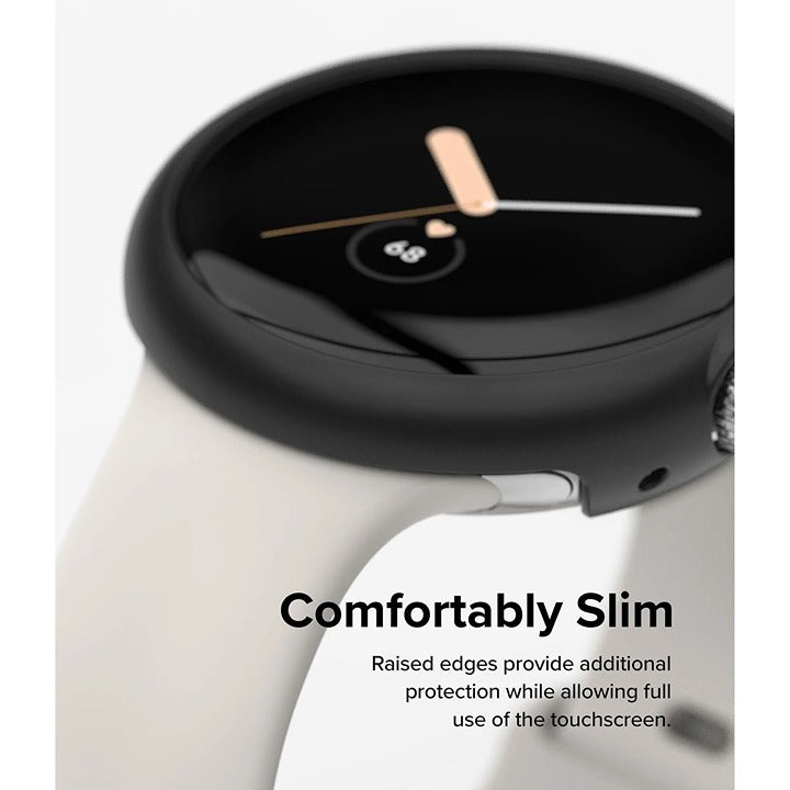 Shop and buy Ringke Slim Case Google Pixel Watch Impact Resistant Anti-discoloration No-case feel Lightweight| Casefactorie® online with great deals and sales prices with fast and safe shipping. Casefactorie is the largest Singapore official authorised retailer for the largest collection of mobile premium accessories.