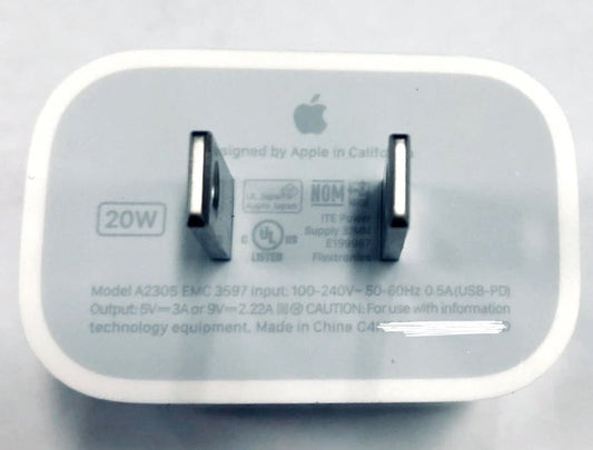 20W Power Delivery wall charger from Apple found in new filings.