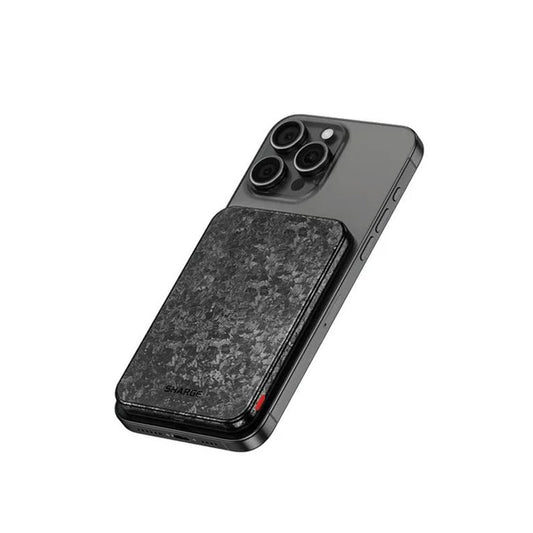 Sharge (Shargeek) CarbonMag PD 20W USB-C Qi2 Wireless Forged Carbon Fiber Magnetic Power Bank