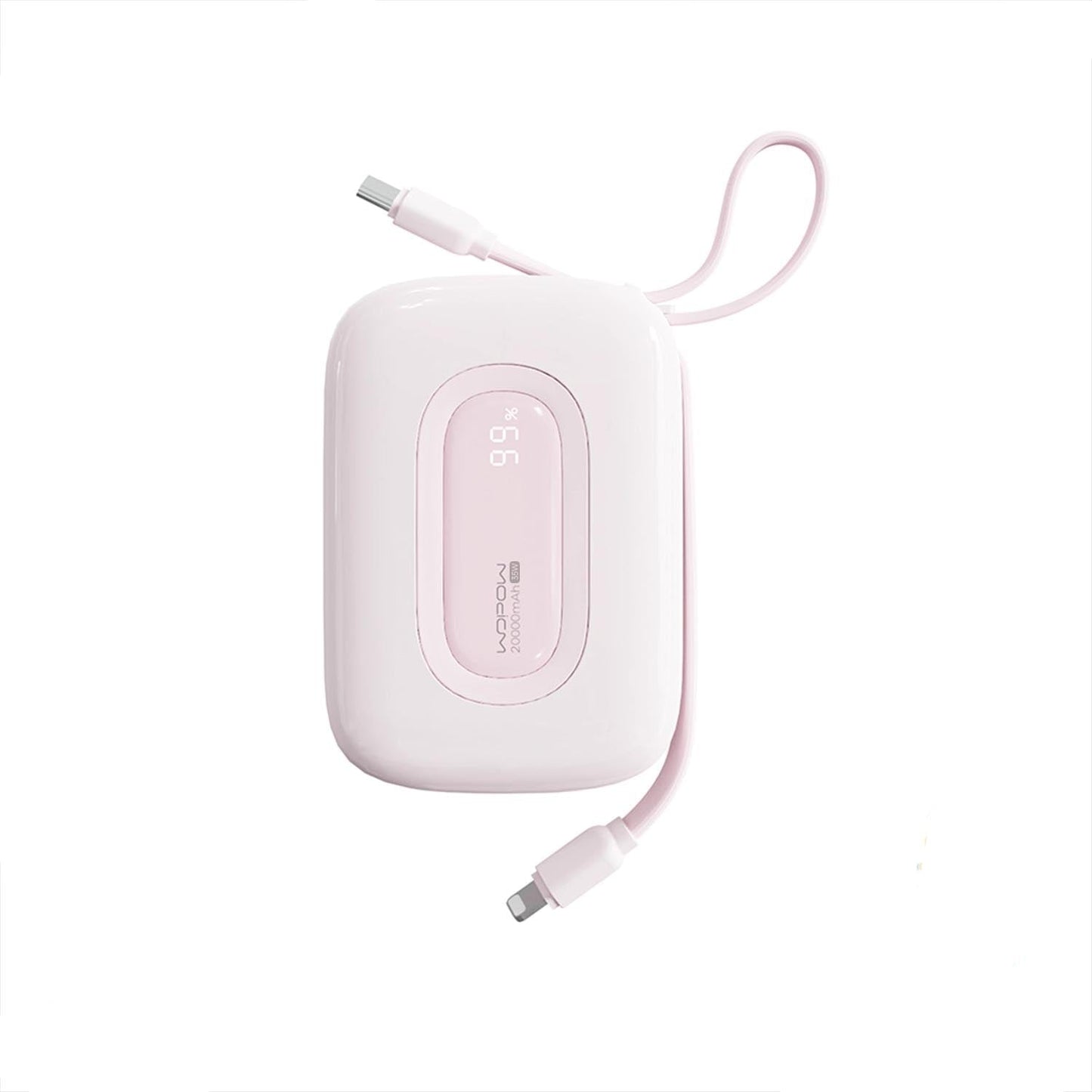 WOPOW SQ73 Mini PowerBank 20000mah With Lightning-Type C Cable