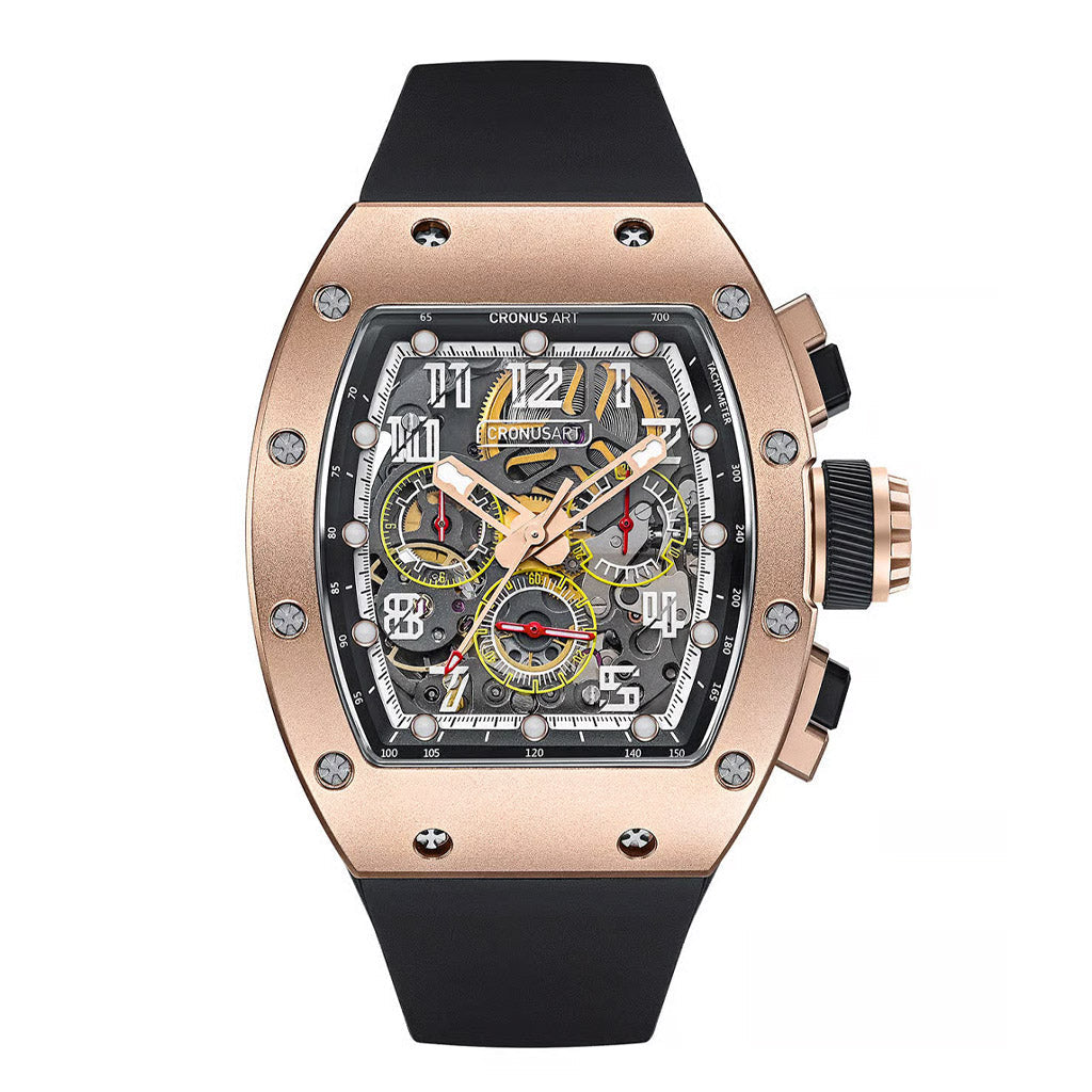 CRONUS ART Watch CM09-012 Track Series Carbon Racing Mechanical Watch Luxury Sport Design