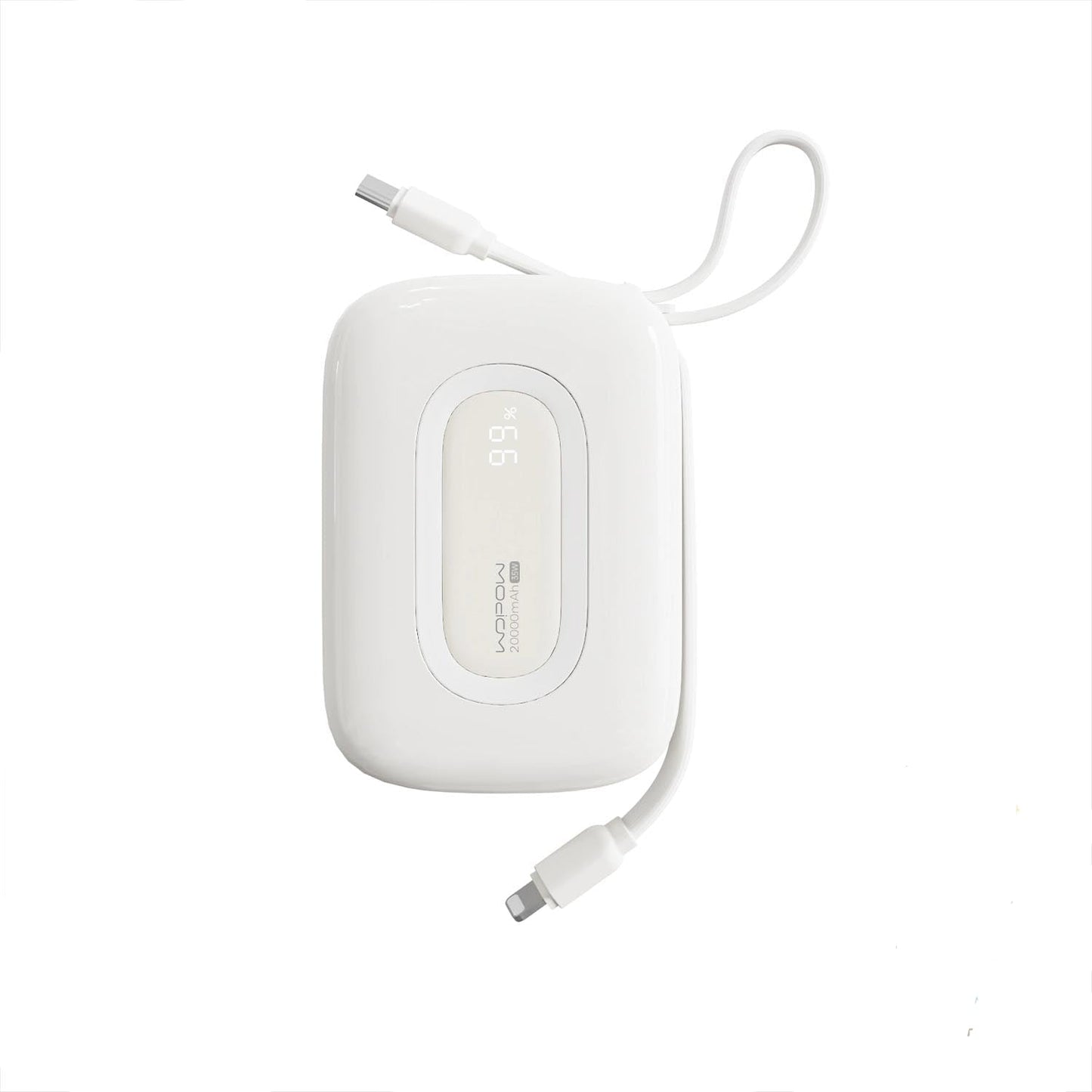 WOPOW SQ73 Mini PowerBank 20000mah With Lightning-Type C Cable