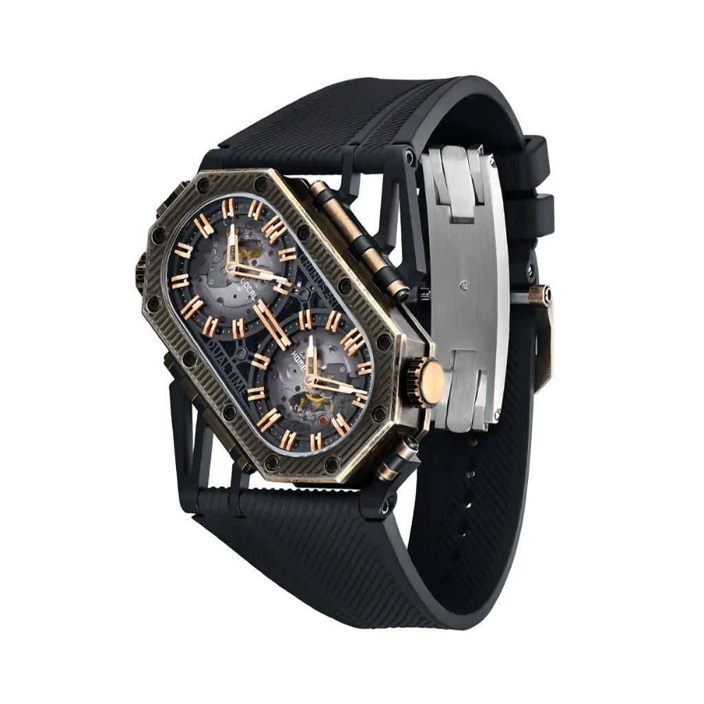 CRONUS ART Watch CM025‑007 X‑Series Voyager Dual Time Automatic Watch