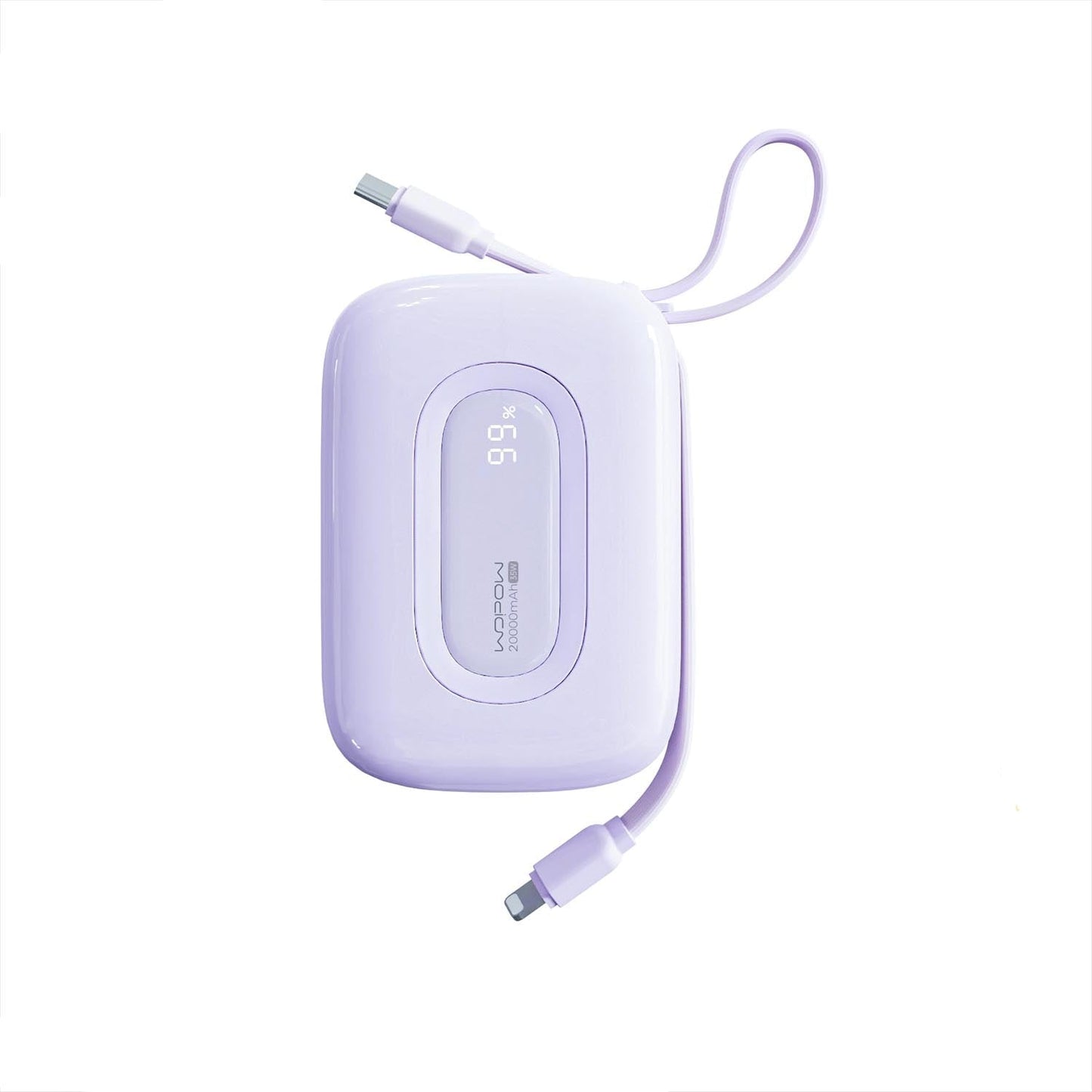 WOPOW SQ73 Mini PowerBank 20000mah With Lightning-Type C Cable