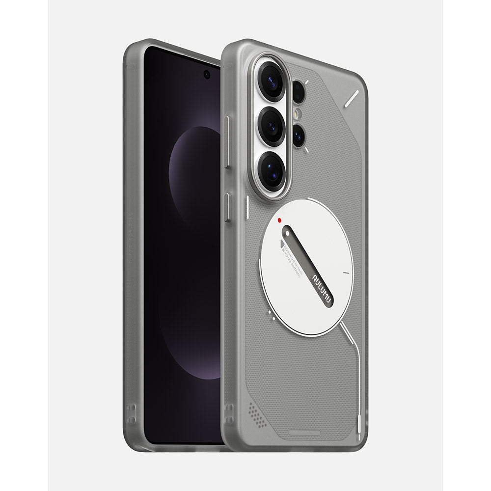 AULUMU Frosted Case for Samsung Galaxy S26 Ultra, Translucent gray