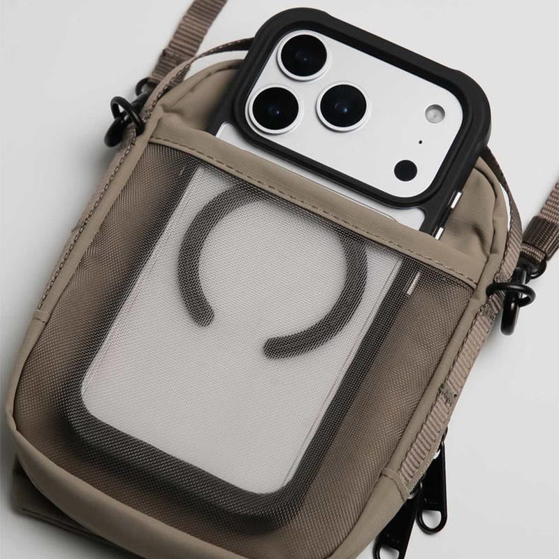 Bitplay Essential 0.5L Transit Pouch – Compact Water-Resistant Travel Sling with 3D Pocket & Multi-Organizer Compartments