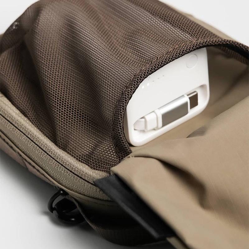 Bitplay Essential 0.5L Transit Pouch – Compact Water-Resistant Travel Sling with 3D Pocket & Multi-Organizer Compartments
