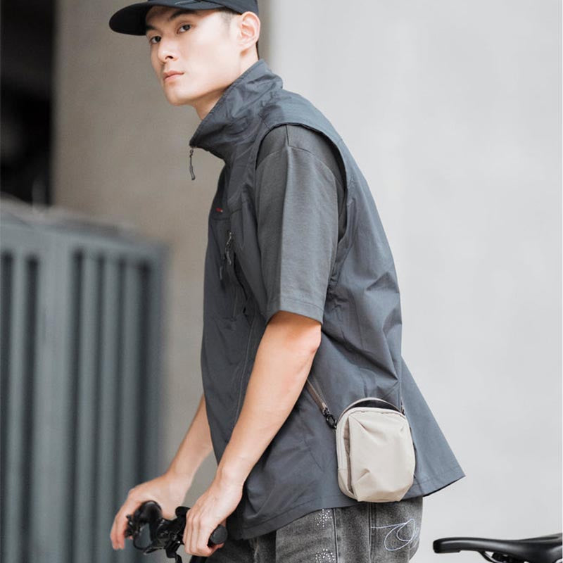 Bitplay Essential 0.5L Transit Pouch – Compact Water-Resistant Travel Sling with 3D Pocket & Multi-Organizer Compartments