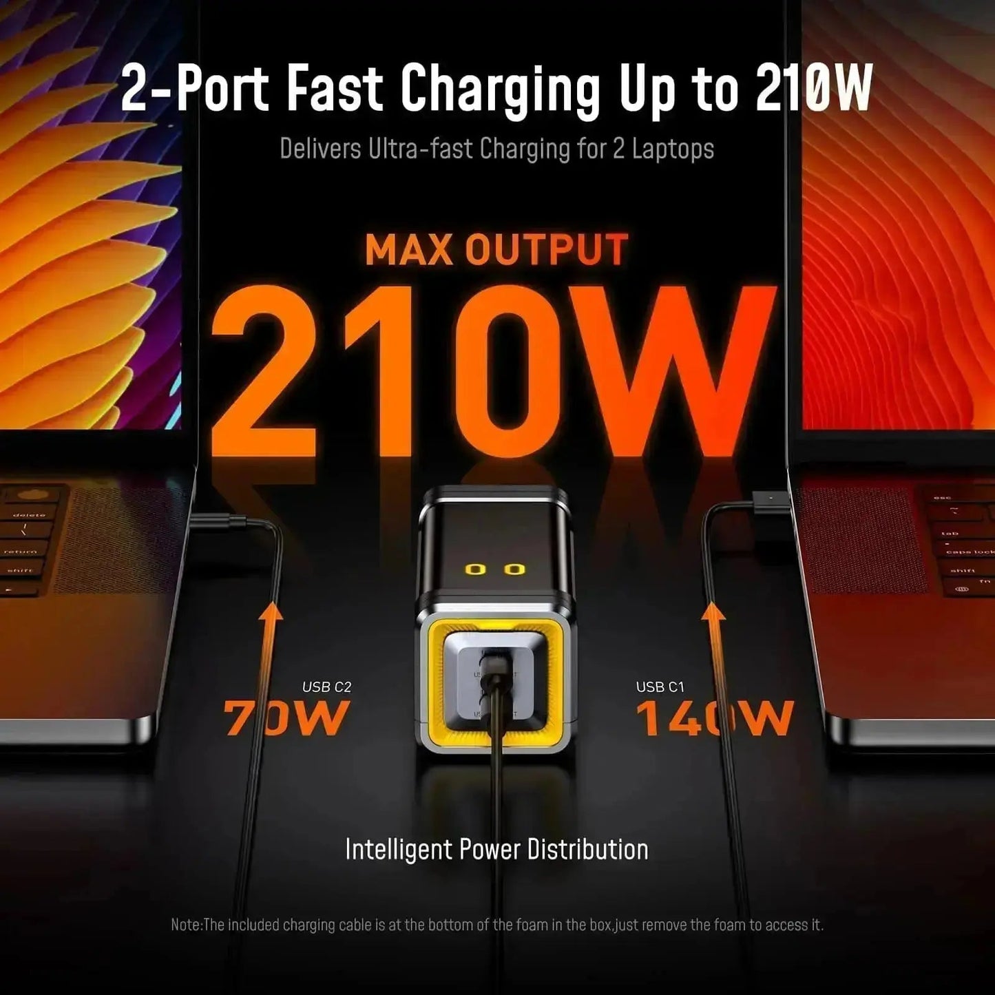 AOHI STARSHIP PRO 210W 10000mAh / 310W 20000mAh PD3.1 Power Bank Dual 140W USB-C Ports Fast Charging Portable Charger with Smart Display