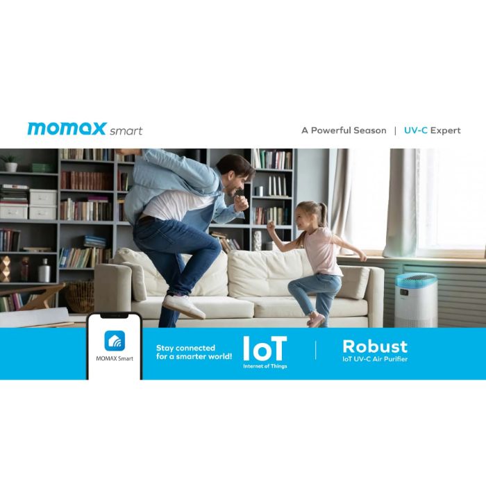 Shop and buy Momax AP8SUKW Robust IoT UV-C Air Sanitizing Purifier (Kills Airborne Germs) Reduce Pollution| Casefactorie® online with great deals and sales prices with fast and safe shipping. Casefactorie is the largest Singapore official authorised retailer for the largest collection of mobile premium accessories.