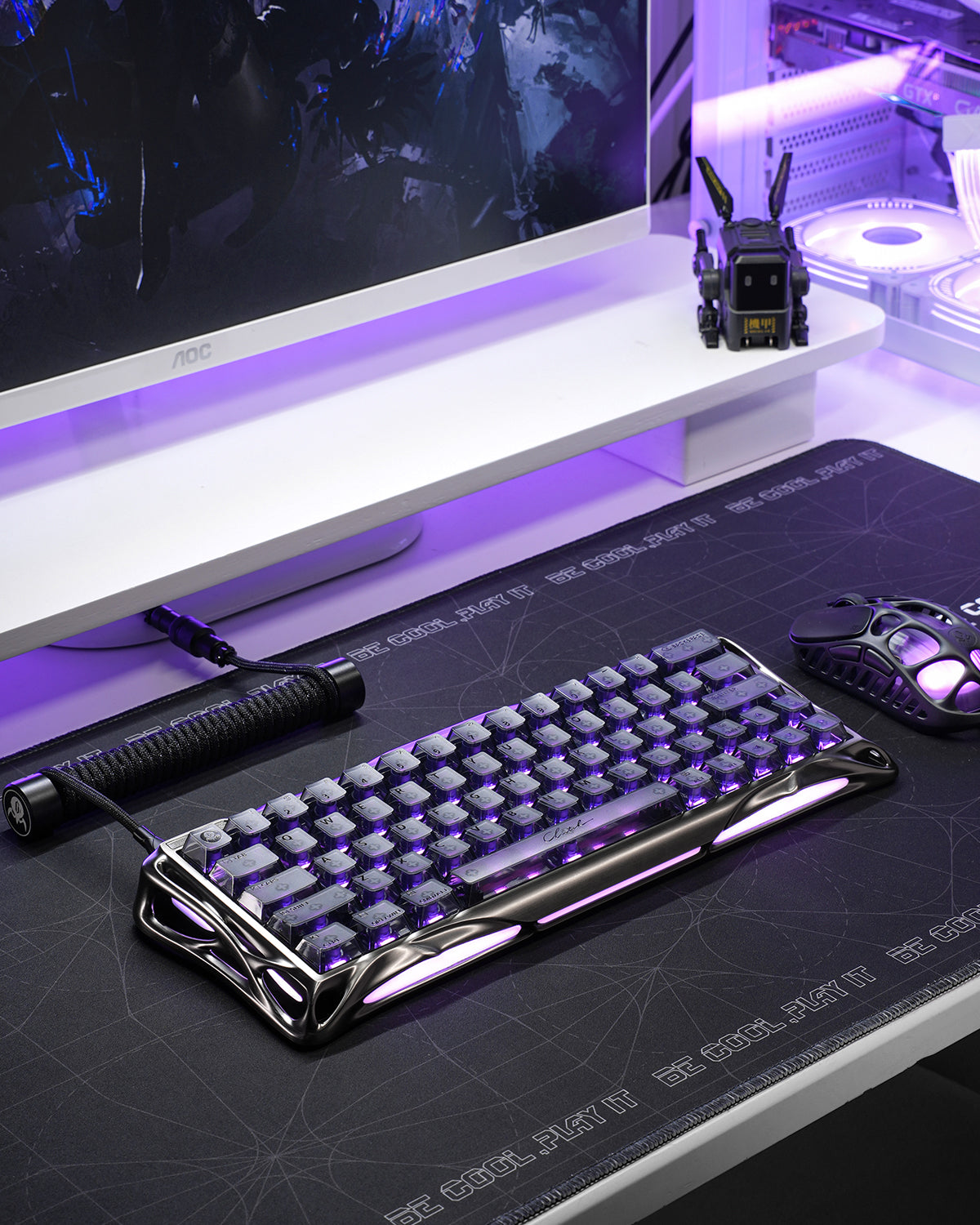 GravaStar Mercury V60 Pro 60% Hall Effect Magnetic Switch Gaming Keyboard