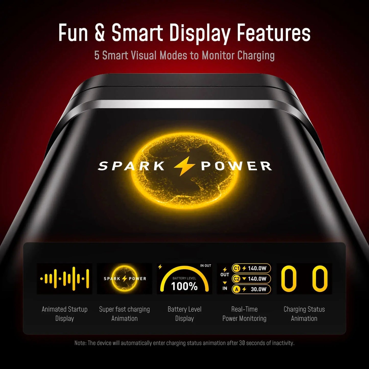 AOHI STARSHIP PRO 210W 10000mAh / 310W 20000mAh PD3.1 Power Bank Dual 140W USB-C Ports Fast Charging Portable Charger with Smart Display