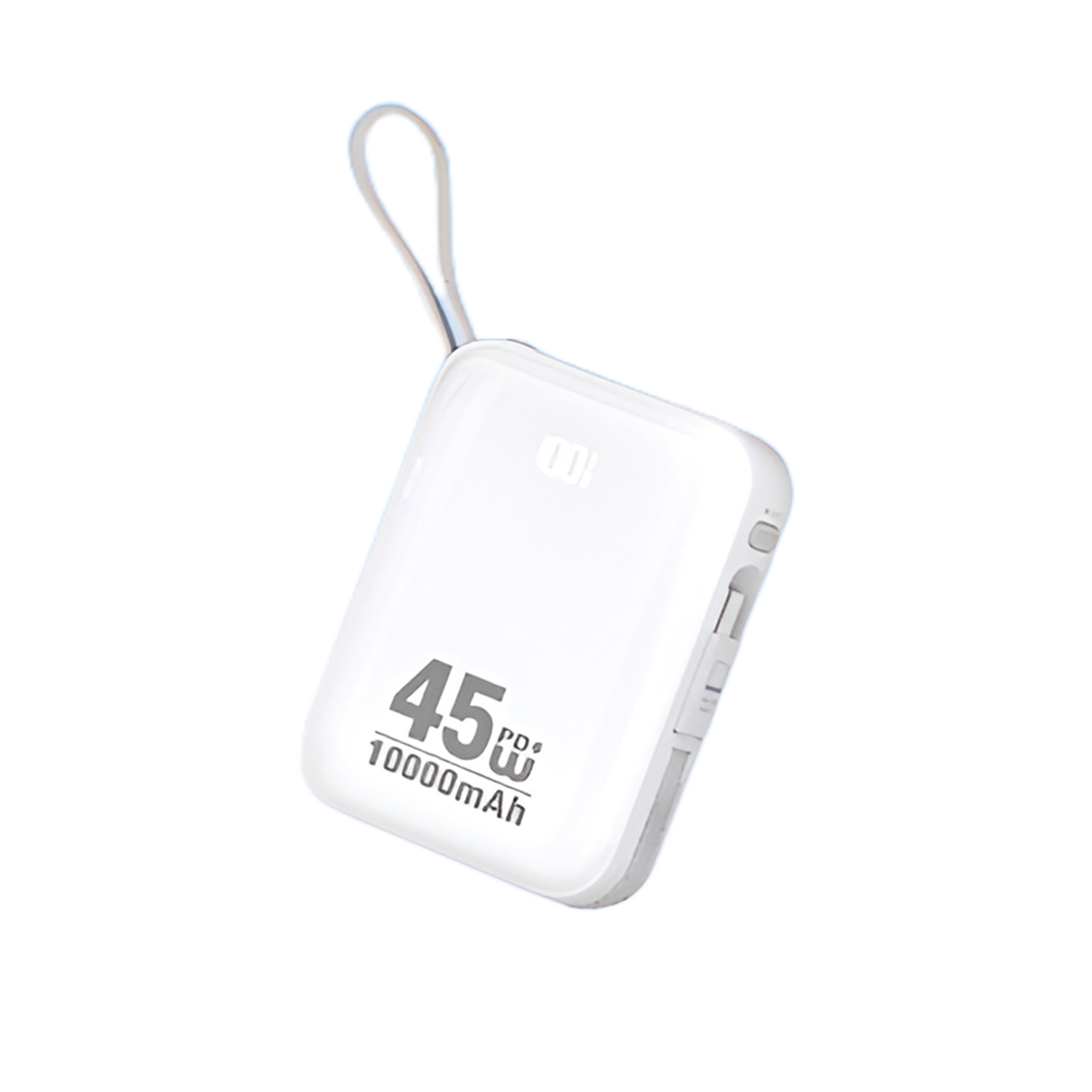 MXD 45W Fast Charging Power Bank with Dual Built-in Cables