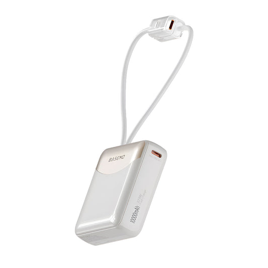O2W Selection BASEMO DX03 22.5W Mini Powerbank With built-in Cable, 10000mAh, 170.5g