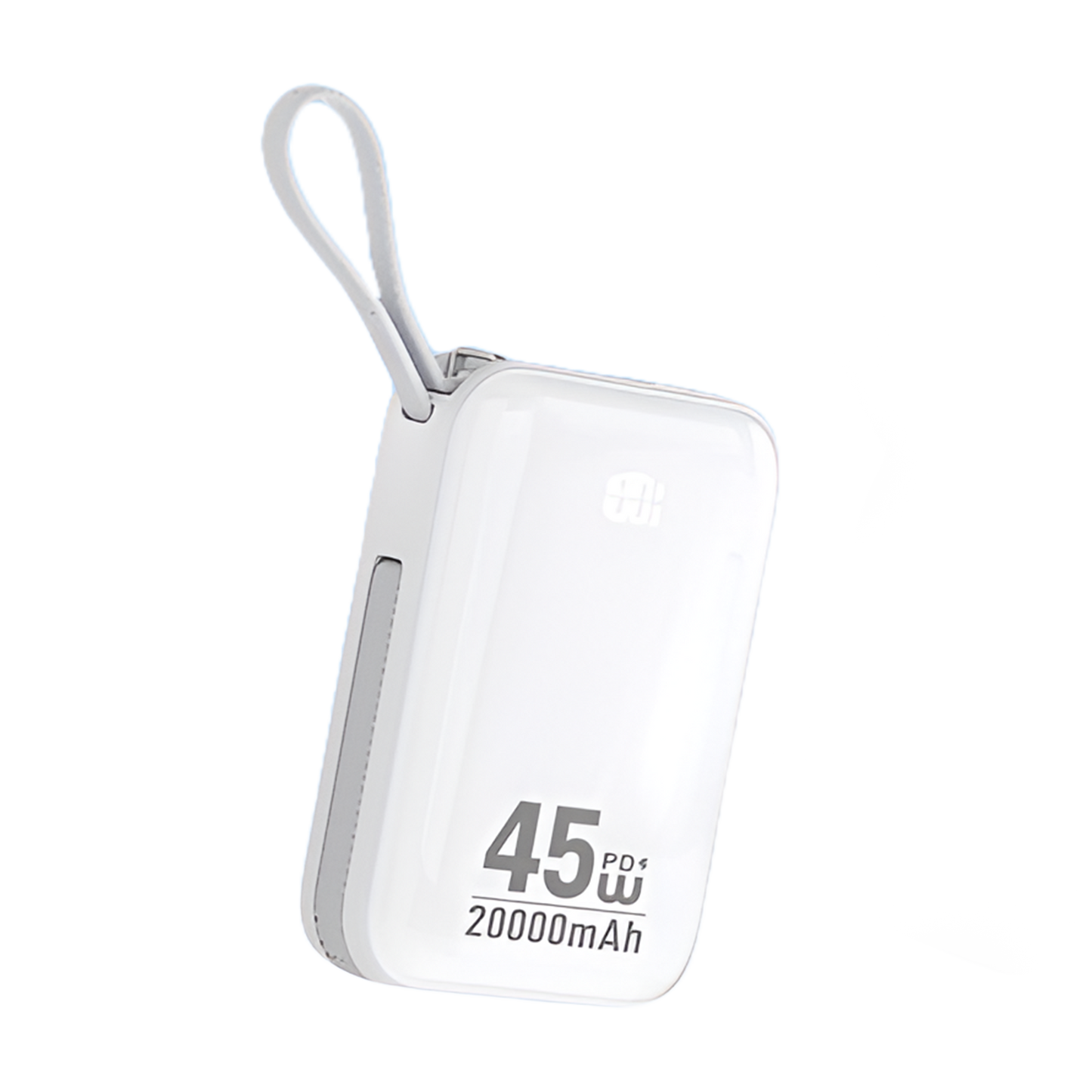 MXD 45W Fast Charging Power Bank with Dual Built-in Cables