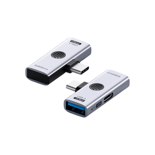HAGIBIS TUA08 / TUA09 USB-C Adapter, 10Gbps, 100W PD, USB-A / USB-C