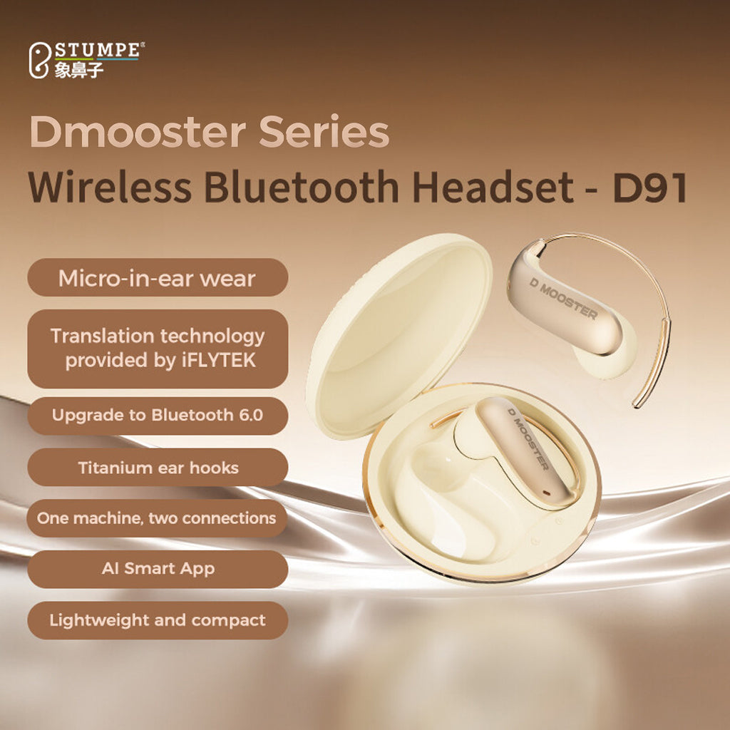DMOOSTER D91 Open AI Wireless Bluetooth Earbuds