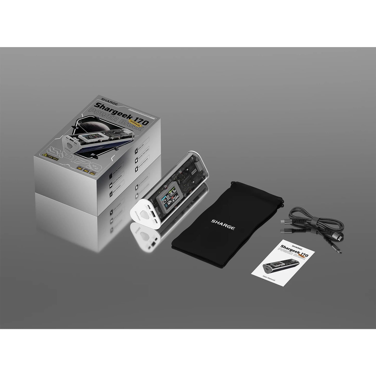 [CCC] Shargeek/Sharge 170:  Powerbank with Unparalleled Charging  | 3-device Fast Charging Power Bank | 170W Max Output