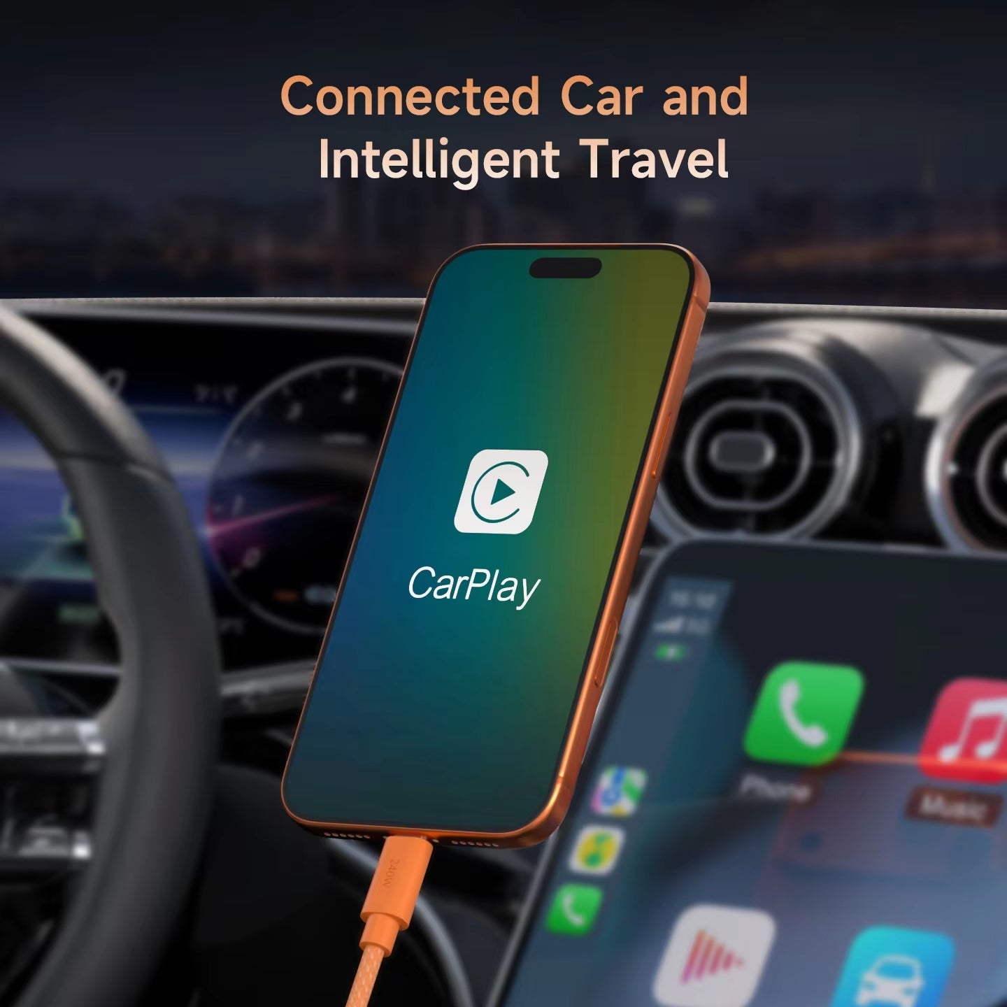 HAGIBIS UAP20A 240W USB-C Fast Charging Cable PD3.1 Braided Wedge