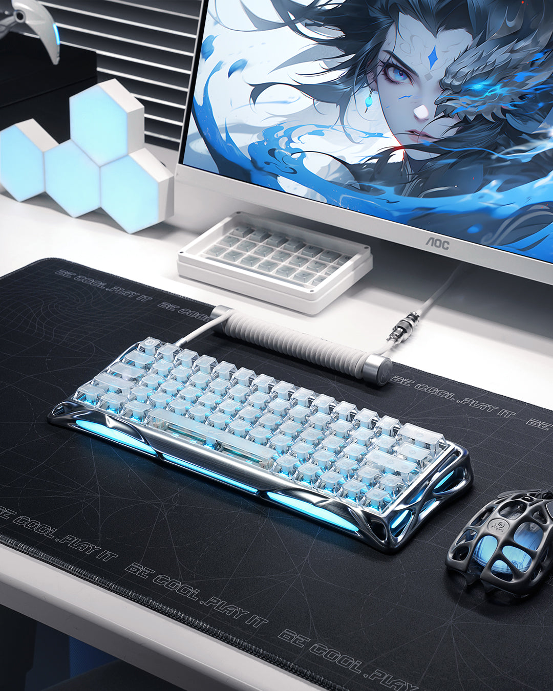 GravaStar Mercury V60 Pro 60% Hall Effect Magnetic Switch Gaming Keyboard