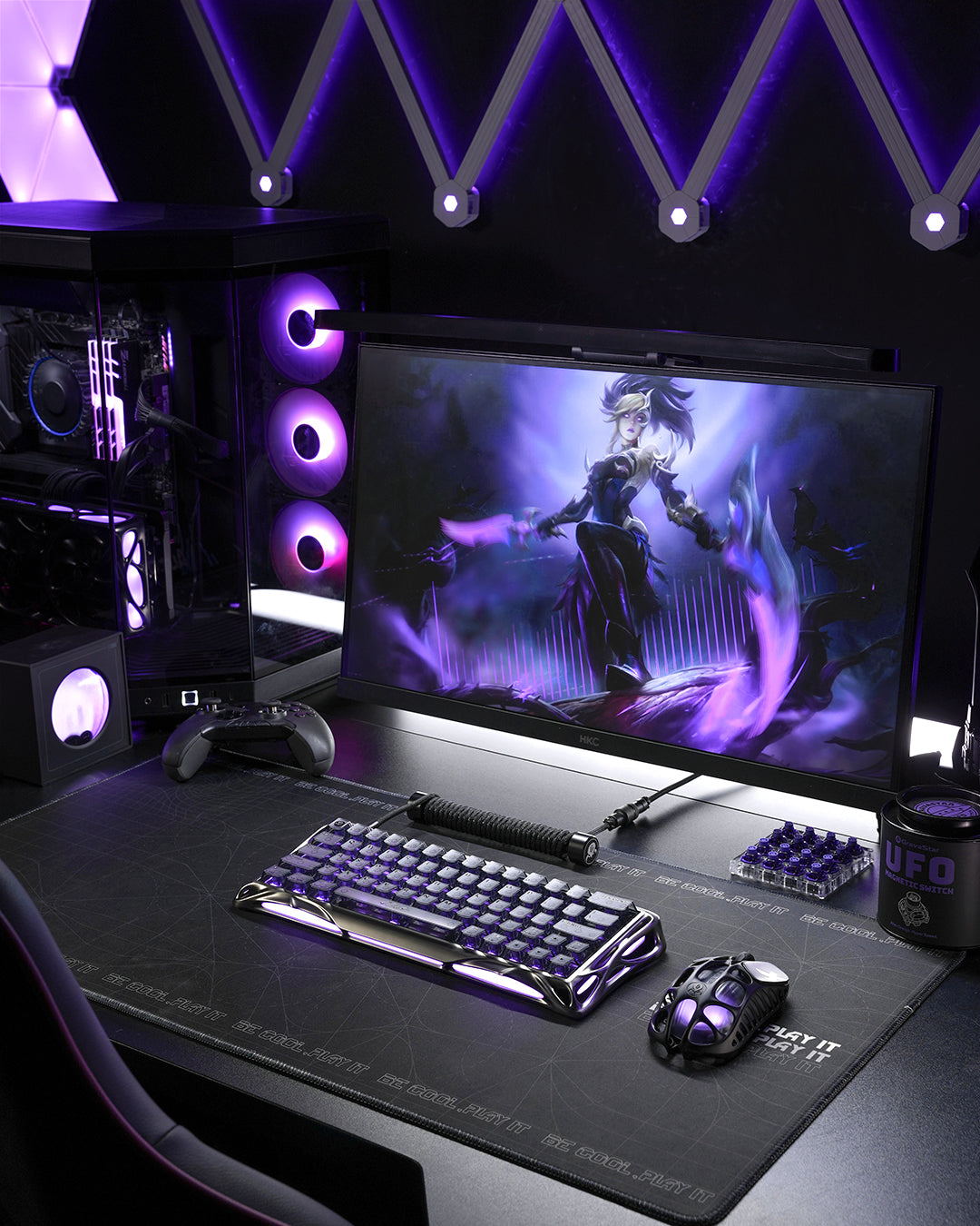 GravaStar Mercury V60 Pro 60% Hall Effect Magnetic Switch Gaming Keyboard