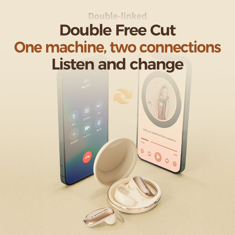 DMOOSTER D91 Open AI Wireless Bluetooth Earbuds