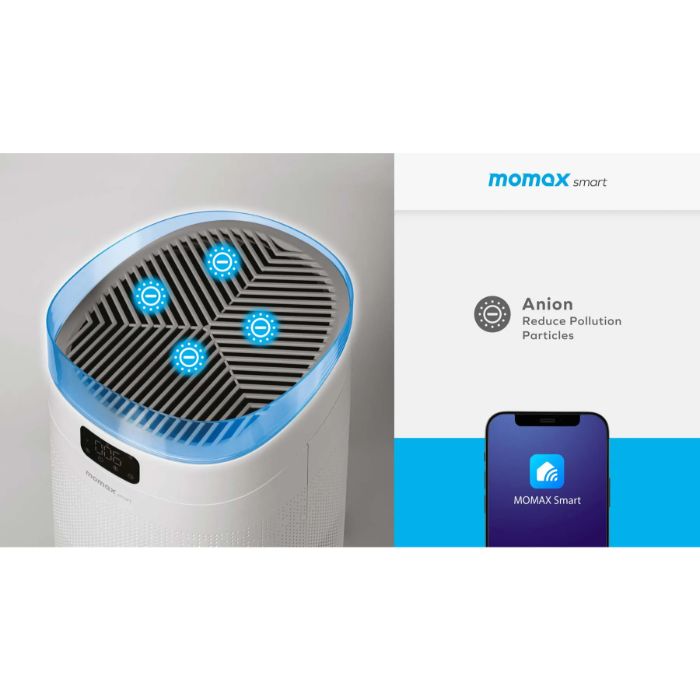 Shop and buy Momax AP8SUKW Robust IoT UV-C Air Sanitizing Purifier (Kills Airborne Germs) Reduce Pollution| Casefactorie® online with great deals and sales prices with fast and safe shipping. Casefactorie is the largest Singapore official authorised retailer for the largest collection of mobile premium accessories.